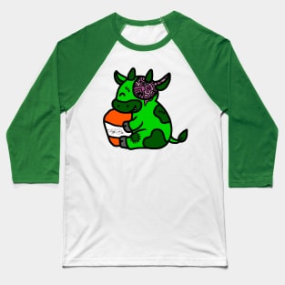 Zombie Cow Baseball T-Shirt